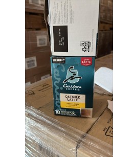 Caribou Coffee 10 Count Vanilla Vibes Oatmilk Latte Medium Roast K-Cup Coffee Pods. 16800 Boxes. EXW Los Angeles